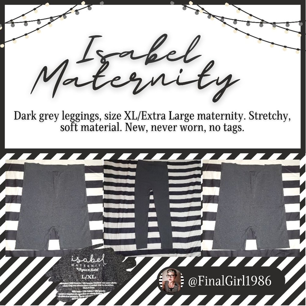 Dark Grey Maternity Leggings